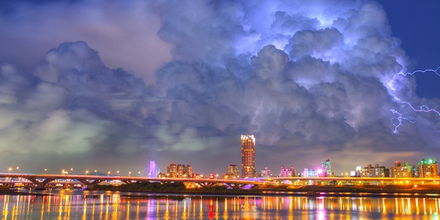 大稻埕之雷雲
